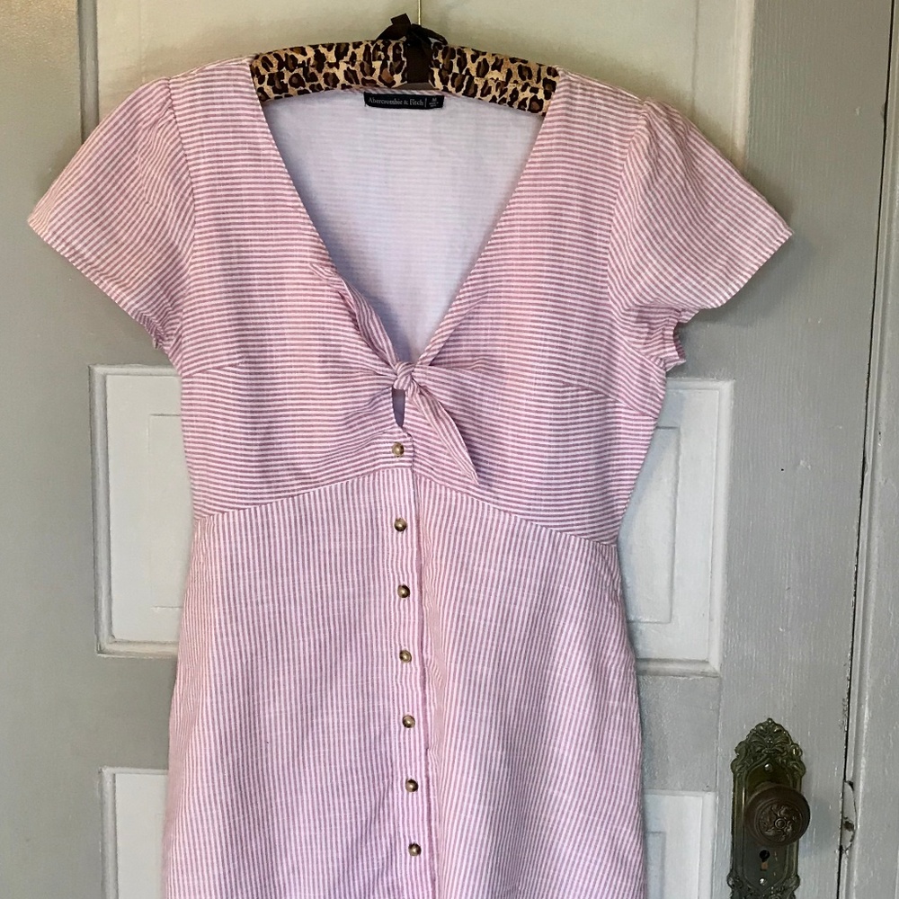 Abercrombie & Fitch Knot Front Summer Dress